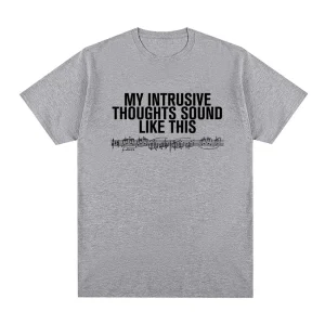 INTRUSIVE THOUGHTS BABY TEE 2026 new style ROSALIA Same As Official Website High Quality Tee-shirt 100%Cotton Soft Round Neck