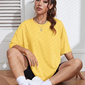 100% Cotton Solid Color Summer Womens T Shirt Street Hip Hop T-Shirts Loose Casual Short Sleeve Comfortable Fashion Tee Tops