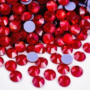BOBOHOO Multi-color SS6-SS30 Glass Crystal Hot Fix Rhinestones Flatback Iron On Stone For DIY Nail Art Fabric Clothes Decoration