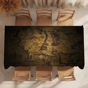 Movie R-Rings Of The L-Lords Table Cloth Indoor Outdoor Picnic Party Decoration Kitchen Table Cloth Waterproof Cloth Stain-Proof