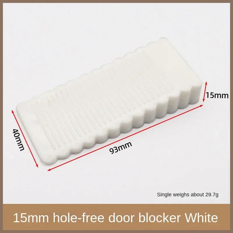 Safety Silicone Door Stop Block Wedge Stop Door Stopper Home Offices Door Rear Retainer Impact Stopper Rubber Stops No Drill - Image 8