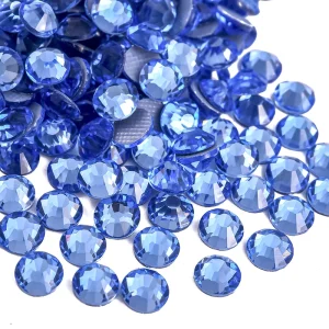 BOBOHOO Multi-color SS6-SS30 Glass Crystal Hot Fix Rhinestones Flatback Iron On Stone For DIY Nail Art Fabric Clothes Decoration