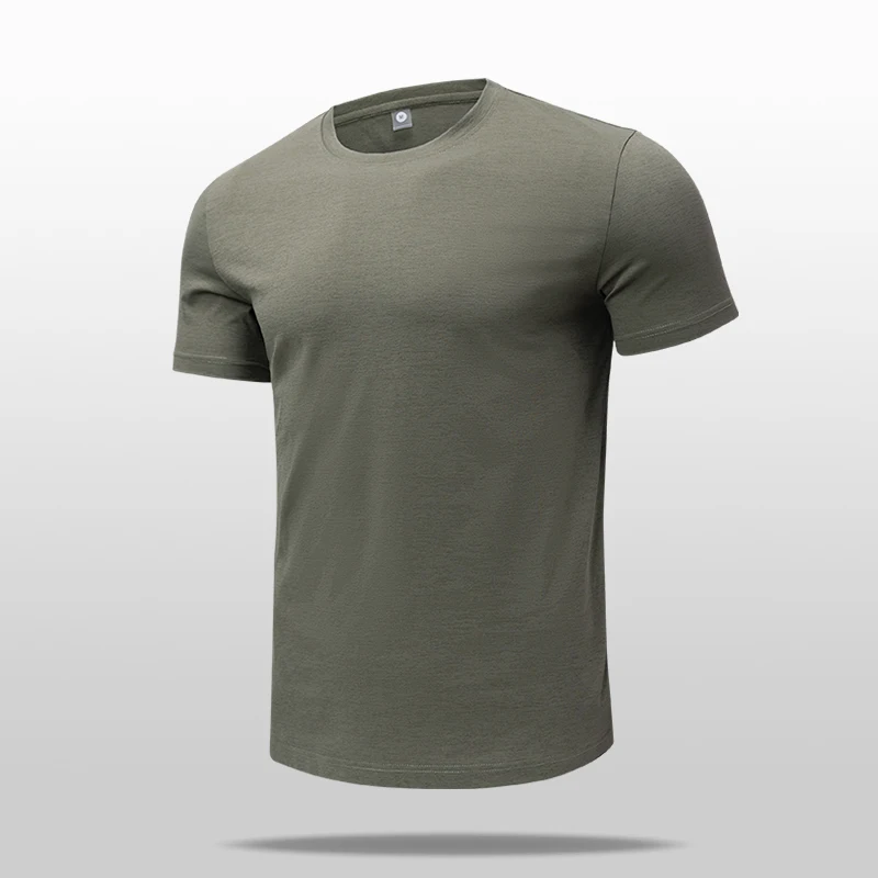 High quality men breathable fast drying running sports fitness breathable comfortable short sleeve T-shirt casual light Gym Tops - Image 2