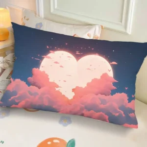 Ins-Style Ink Landscape Dormitory Pillow, Bedside Bedroom Pillow Gift, Nap Creative Living Room Sofa Cushion