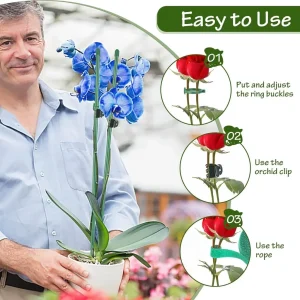 Plant Stakes Adjustable Plant Support Stakes Designed for Medium and Small Indoor Plants Garden Stakes for Strong Plant Support