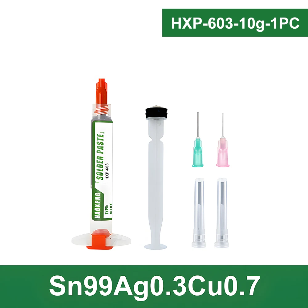 Sn99Ag0.3Cu0.7 Solder paste, flux, lead-free solder paste free cleaning is widely used in all kinds of soldering - Image 16