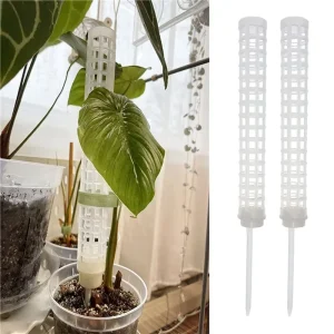 Plant Trellis Supporting Stick Plastic Moss Pole Indoor Plant Pot stand Green Dill Vine Garden Accessories