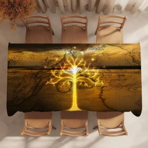 Movie R-Rings Of The L-Lords Table Cloth Indoor Outdoor Picnic Party Decoration Kitchen Table Cloth Waterproof Cloth Stain-Proof