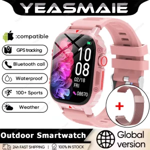 1.91 Outdoor Military Smart Watch Men Bluetooth Call Amoled Smartwatch For Android IOS IP68 Waterproof Sports Fitness Watches