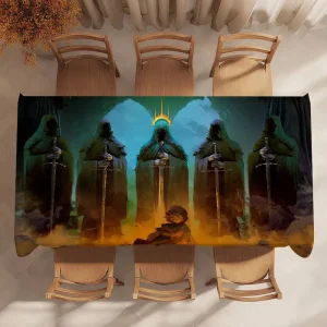 Movie R-Rings Of The L-Lords Table Cloth Indoor Outdoor Picnic Party Decoration Kitchen Table Cloth Waterproof Cloth Stain-Proof