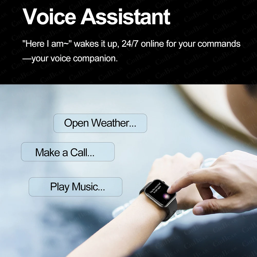 2025 New Sports Smart Watch Men Full Touch Screen Heart Rate Bluetooth Call 1.9 inch AI Voice IP68 Waterproof Smartwatch Women - Image 5
