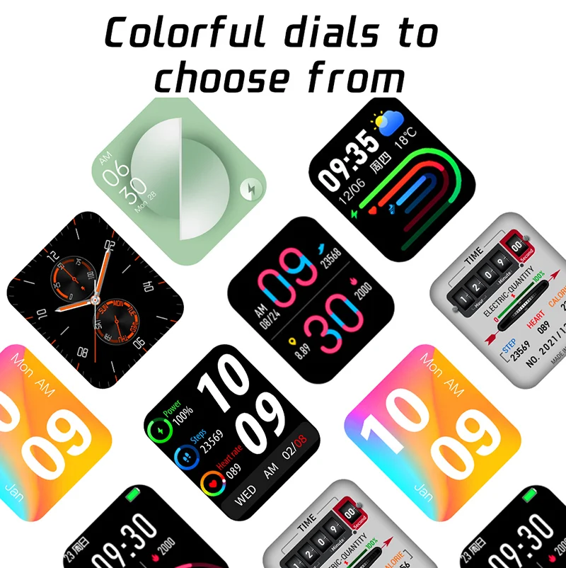 2025 Digital Smartwatch Sports Fitness Men's Women Smart Watch Waterproof Wrist Watches for Ladies Kids Child Android IOS Phones - الصورة 3