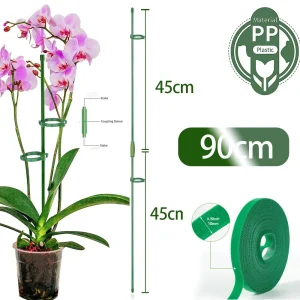 Plant Stakes Adjustable Plant Support Stakes Designed for Medium and Small Indoor Plants Garden Stakes for Strong Plant Support
