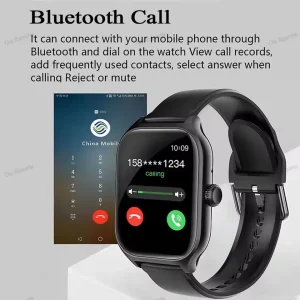 New Smartwatch Dial to Answer Calls Calorie Tracking Heart Rate Blood Oxygen Monitoring Bluetooth Smart Watch for ios Android