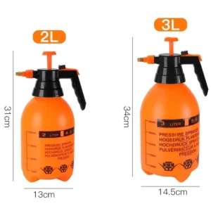 2L/3L Pumped Pressure Sprayer Air Compression Pump Manual Pressure Sprayer Garden Watering Irrigation Disinfection Spray Bottle