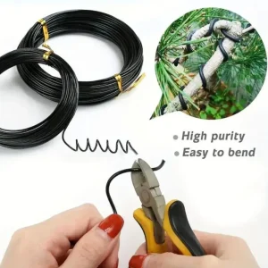 10/5M Aluminum Bonsai Wires Plant Support Training Wires Support Bend Fixing Strings Wire DIY Shape Branches Garden Accessories