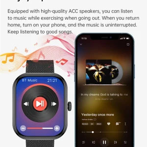 2026 New Smart Watches Women Full Touch Screen Bluetooth Call Waterproof Sport Fitness Tracker Lady Watches Smartwatch For Men