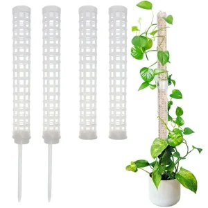 Plant Trellis Supporting Stick Plastic Moss Pole Indoor Plant Pot stand Green Dill Vine Garden Accessories