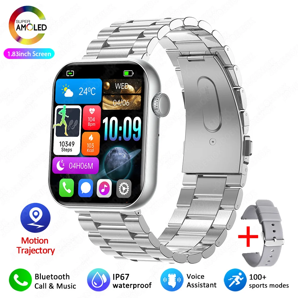 2025 New Sports Smart Watch Men Full Touch Screen Heart Rate Bluetooth Call 1.9 inch AI Voice IP68 Waterproof Smartwatch Women - Image 12