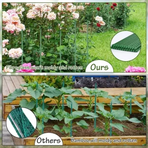 Plant Stakes Adjustable Plant Support Stakes Designed for Medium and Small Indoor Plants Garden Stakes for Strong Plant Support