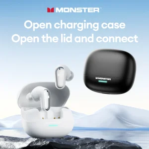 Choice Monster New MQT52 TWS Wireless Bluetooth 5.4 Headset HIFI Stereo Gaming Music Earphones Talking Noise Canceling Earbuds