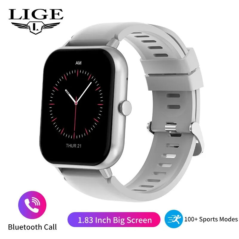 LIGE 2024 Bluetooth Call Smart Watch Men Women Full Touch Screen Sports Fitness Watch Man Smart Watches Women Smartwatch - الصورة 12