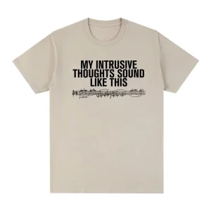 INTRUSIVE THOUGHTS BABY TEE 2026 new style ROSALIA Same As Official Website High Quality Tee-shirt 100%Cotton Soft Round Neck