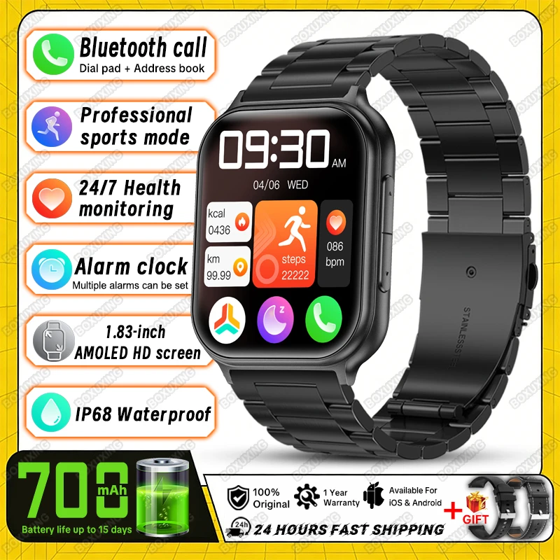 2026 New Smart Watch Outdoor Sports Fitness Men Women Heart Rate GPS Track IP68 Waterproof Bluetooth Call Smartwatch Fro Xiaomi - Image 18