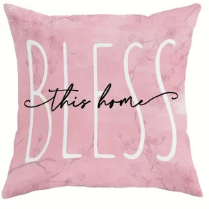 Cherry Blossom Joy pillow cover: embrace spring, pray for home, sofa and chair cushion cover, bedroom room decoration