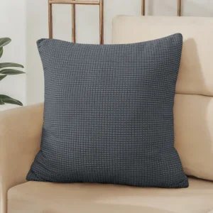 40x40 45x45 50x50 Solid Color Jacquard Pillow Cover for Sofa Office Waist Cushion Cover Home Decorative Pillowcase Decoration