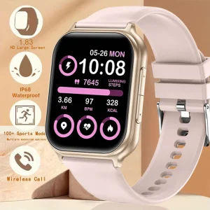 New Bip 6 Pro Smartwatch Women IP68 Waterproof Outdoor Sports Fitness Track Heart Rate GPS Track Bluetooth Call Smartwatches Men