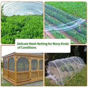 Garden Plant Insect Protection Net Vegetable Flower Fruit Care Cover Network Greenhouse Protective Net Pest Control Anti-Bird