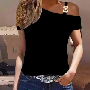 Women Summer Ruffles Short Sleeve Loose T Shirt Chic Elegant Solid O Neck Tops Casual Simple All Match Tee Streetwear Blouse