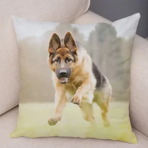 Shepherd Dog Print Decorative Pillowcase Living Room Office Ornaments Home Pillowcase