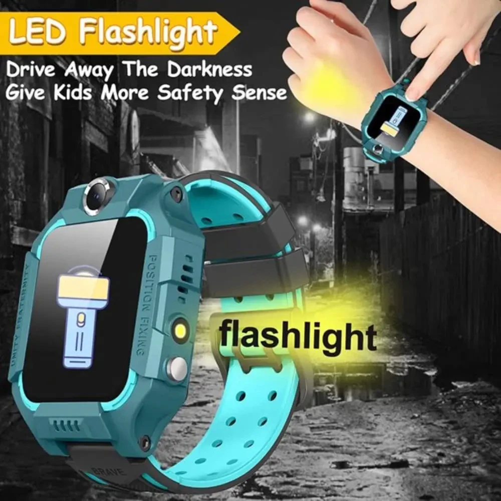 Lenovo Q19 Kids Smart Watch GPS Location Tracker Sim Card Waterproof Call Camera Mobile Smartwatch For iPhone Android For Gift - الصورة 5