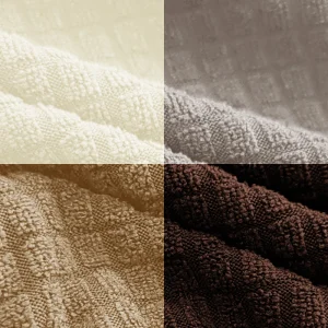 Waterproof Solid Color Jacquard Pillow Cover for Sofa Office Waist Cushion Cover Home Decorative Pillowcase Decoration 45x45