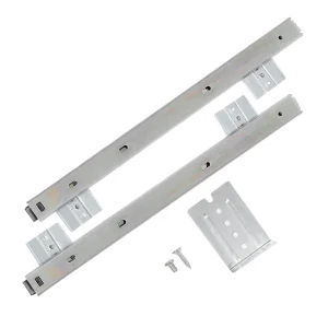 1 Pair Heavy-Duty Keyboard Tray Slide-Out Stand For Office Computer Desk With Adjustable Rails Slides Smooth