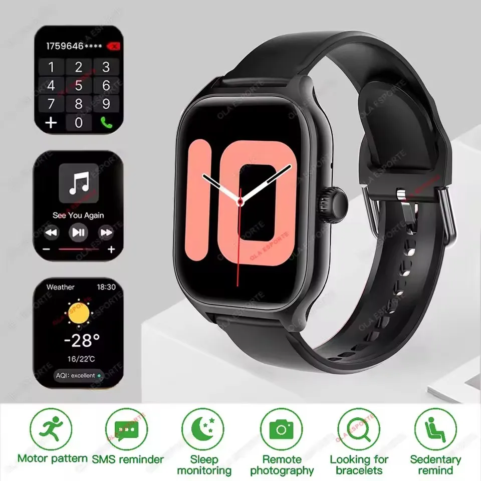 New Smartwatch Dial to Answer Calls Calorie Tracking Heart Rate Blood Oxygen Monitoring Bluetooth Smart Watch for ios Android - Image 10