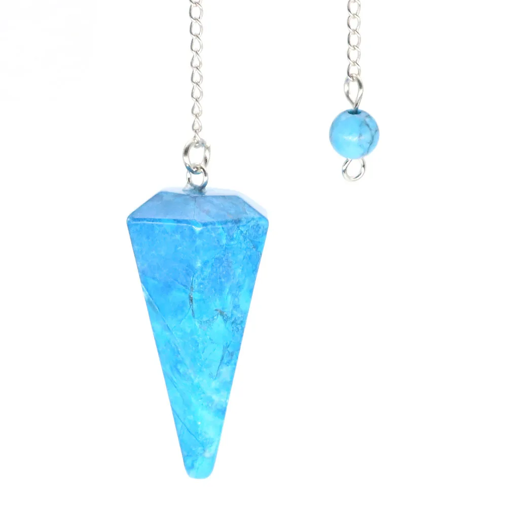 Natural Crystal Pendulums for Divination Dowsing Amethyst Pink Quartz Pendulum Reiki Healing Gem Stone Pendant Pendulos - الصورة 11