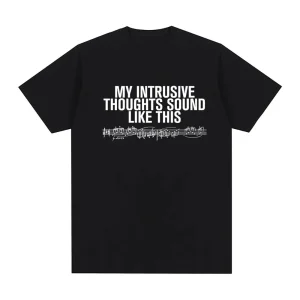 INTRUSIVE THOUGHTS BABY TEE 2026 new style ROSALIA Same As Official Website High Quality Tee-shirt 100%Cotton Soft Round Neck