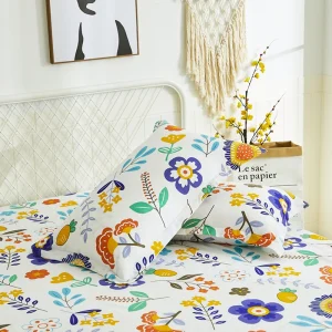 Simple plaid geometric pattern envelope rectangular pillowcases 2PCS 48x74cm pillow Cover for bedroom adult pillow case for bed