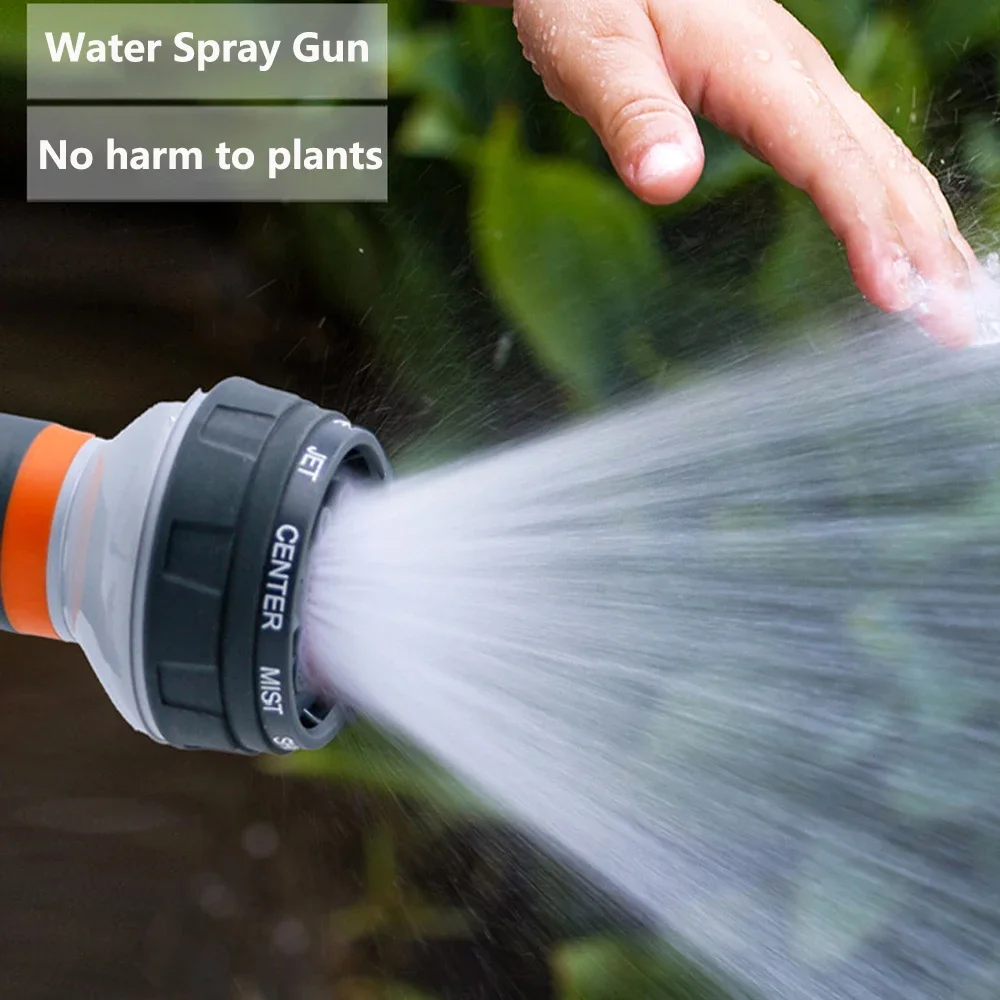 1-5Pc Garden Watering Gun 8 Modes High Pressure Sprayer Adjustable Irrigation Watering Nozzle Plant Lawn Yard Watering Sprinkler - الصورة 2