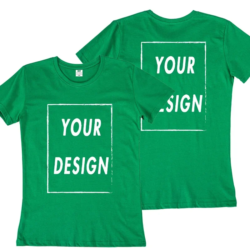 UE Size Custom Team T-shirt for Women, Add Your Own Design in Front and Back, Print and Text, High-quality T-shirt for Men - الصورة 10