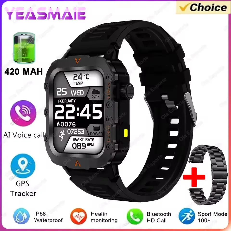 SmartWatch Men Militray Outdoor Sport GPS Fitness Tracker Heart Rate Smart Watch Waterproof New - Image 8