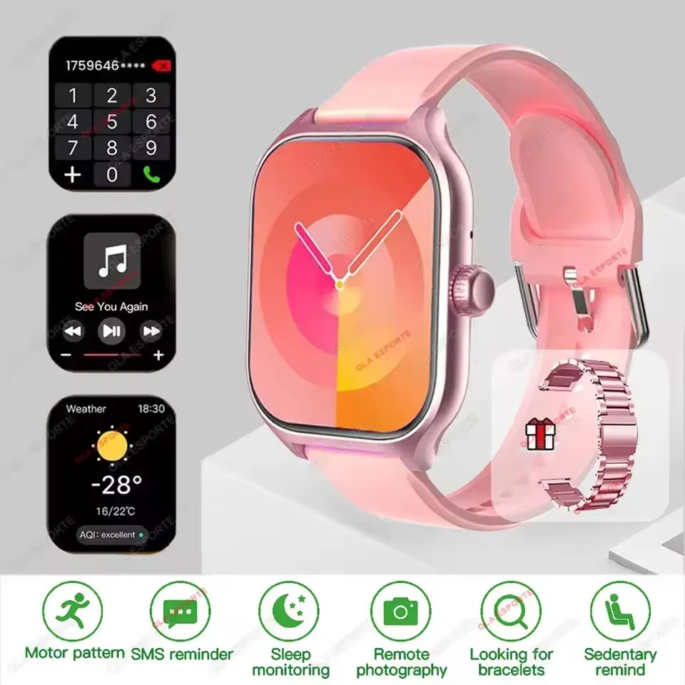New Smartwatch Dial to Answer Calls Calorie Tracking Heart Rate Blood Oxygen Monitoring Bluetooth Smart Watch for ios Android - Image 8