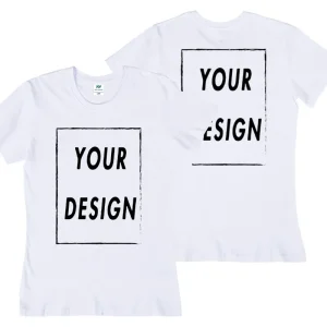 Bestseller Custom T-Shirt: Design Your Own Front & Back | Premium Unisex Tee for Couples, Teams & Events