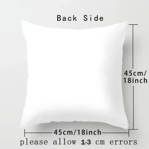 45x45 cm Ginkgo print cushion cover for living room sofa bedroom home decoration square polyester pillowcase waist pillow cover
