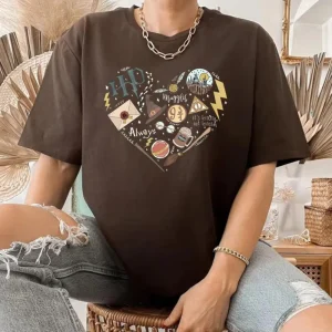 HP Magic Movie Inspired Shirt Wizard School Home Castle T-Shirt 9 3/4 Always Wizarding World Tees Matching Universal Trip Tshirt