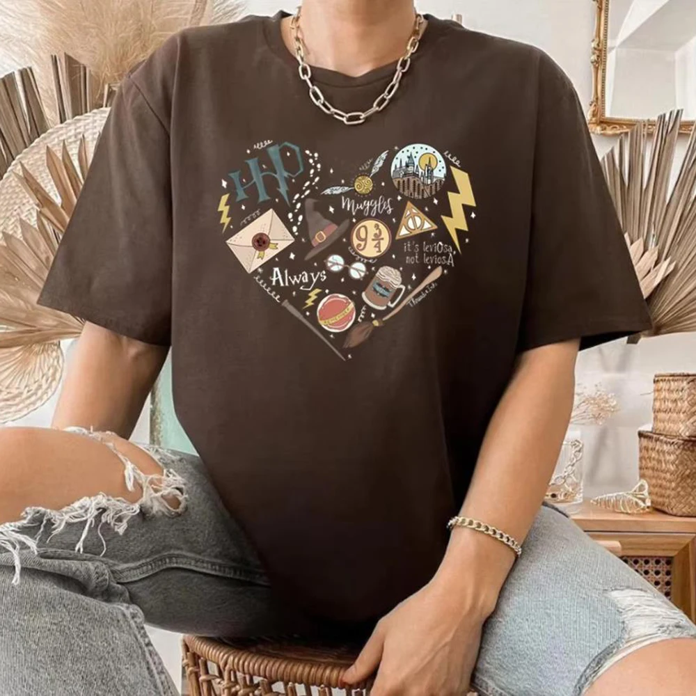 HP Magic Movie Inspired Shirt Wizard School Home Castle T-Shirt 9 3/4 Always Wizarding World Tees Matching Universal Trip Tshirt - Image 3