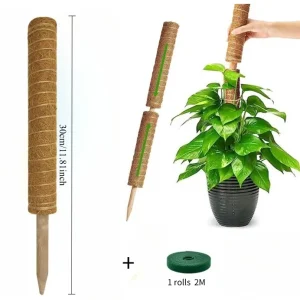 Bendable Moss Pole, Plants Climbing Support Extension Pole, Monstera Palm Vines Soporte Stakes, Garden Potted Plant Accessories